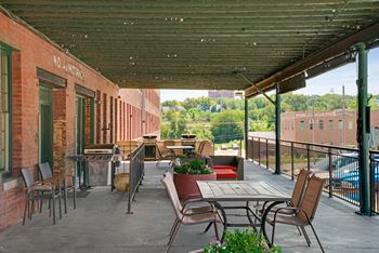 Courtyard patio